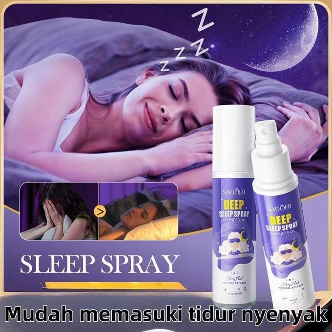 Korr- Sleep Spray Semprotan Tidur Deep Sleep Pillow Spray Insomnia Spray Bantu Tidur Nyenyak Sleep P