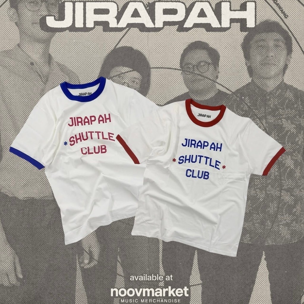 Ringer T-Shirt JIRAPAH - JIRAPAH SHUTTLE CLUB | Official Merchandise | Noov Market Official Merch