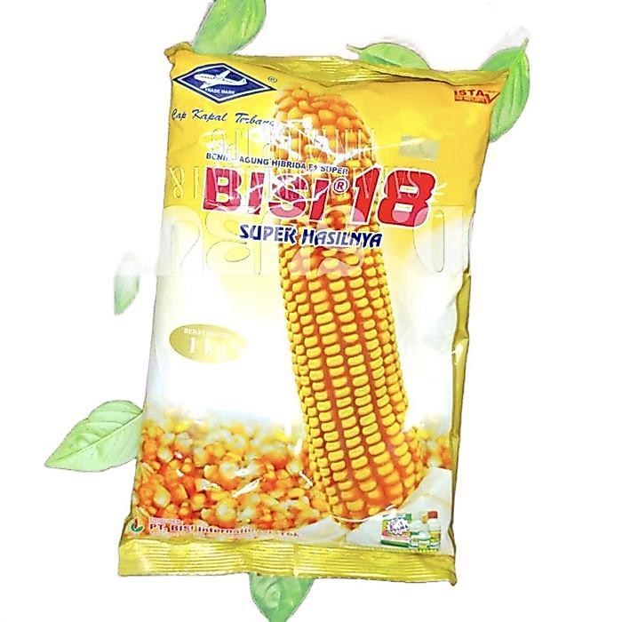 BISI 18 Benih Jagung Hibrida F1 Super Ukuran 1 kg Berkualitas Tinggi untuk Hasil Terbaik Biji Bibit