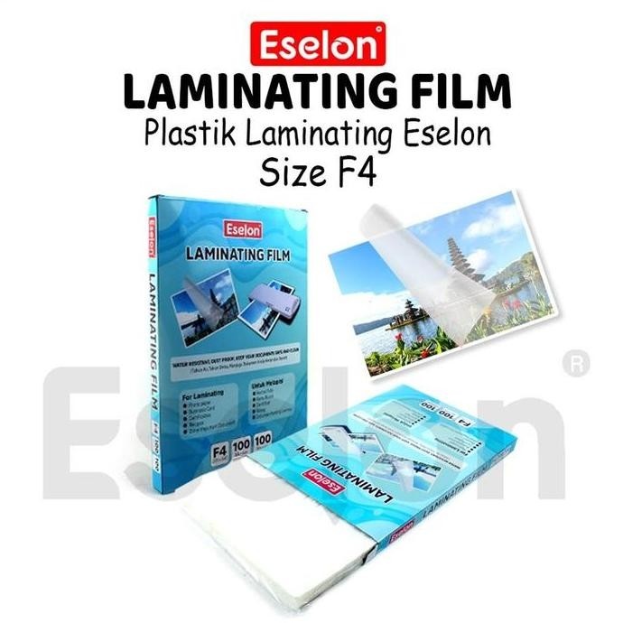 100 Lembar Mika Laminatin Film Folio ESELON /1Pak Mika Laminating
