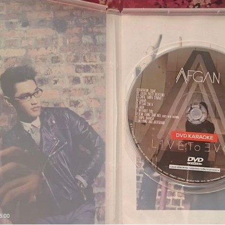Afgan Live To Love DVD Karaoke (Prelove)