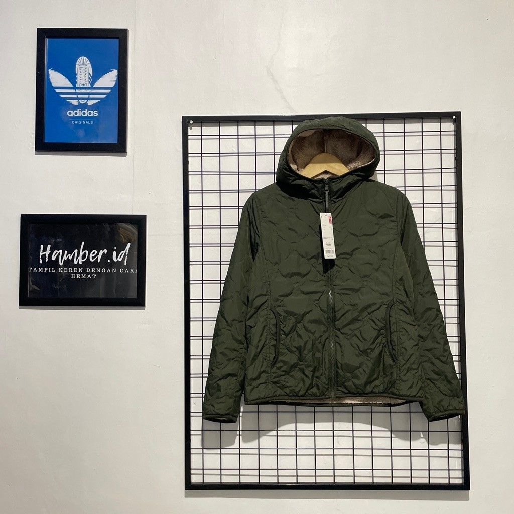 Uniqlo Quilted Lapis Bulu Fleece