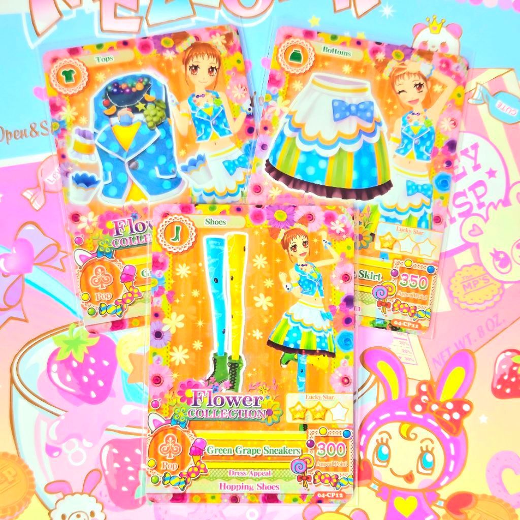 Aikatsu Otome Flower Collection Green Grape Coord Set