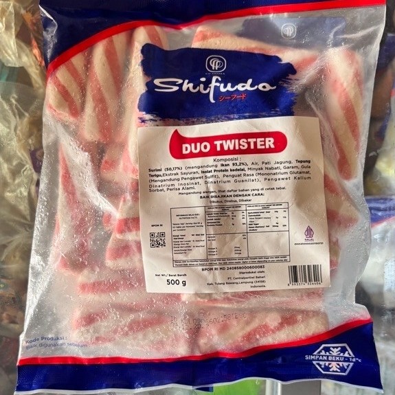 Shifudo Duo Twister Frozen Food 500 Gr