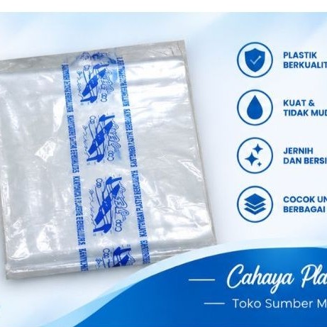 Plastik PP Roll Cap Jet - panjang 25-50 meter, tebal 0.03 mm : plastik laundry kering, plastik laund