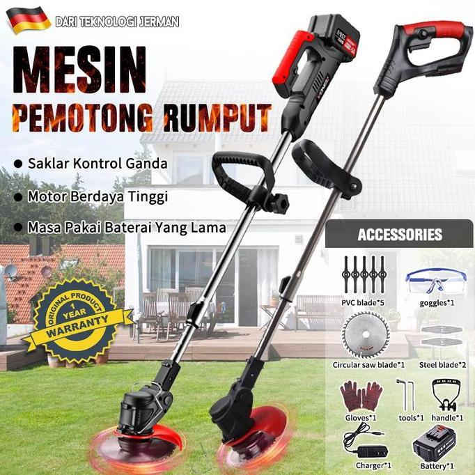 Mesin potong rumput 36V/48V Mesin Pemotong Rumput mesin rumput baterai