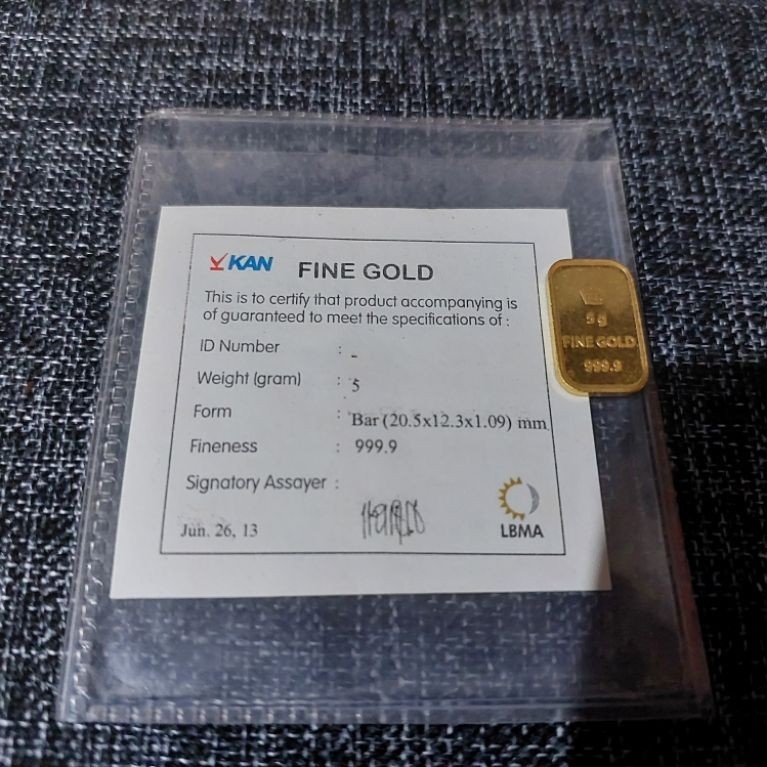 LM Antam Retro 5 Gram Asli
