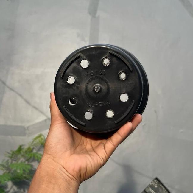 1 Lusin Pot 20 Bisa Cod Pot 20 Hitam Polos Pot 20 Lusinan Pot Bunga Pot Hias Pot Grosir