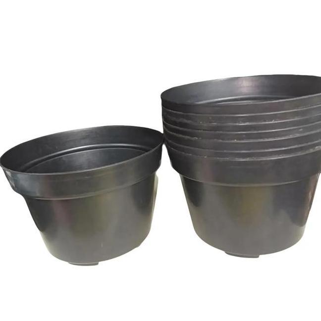 Pot Hitam 35 Pot Bunga Pot Pot Polos