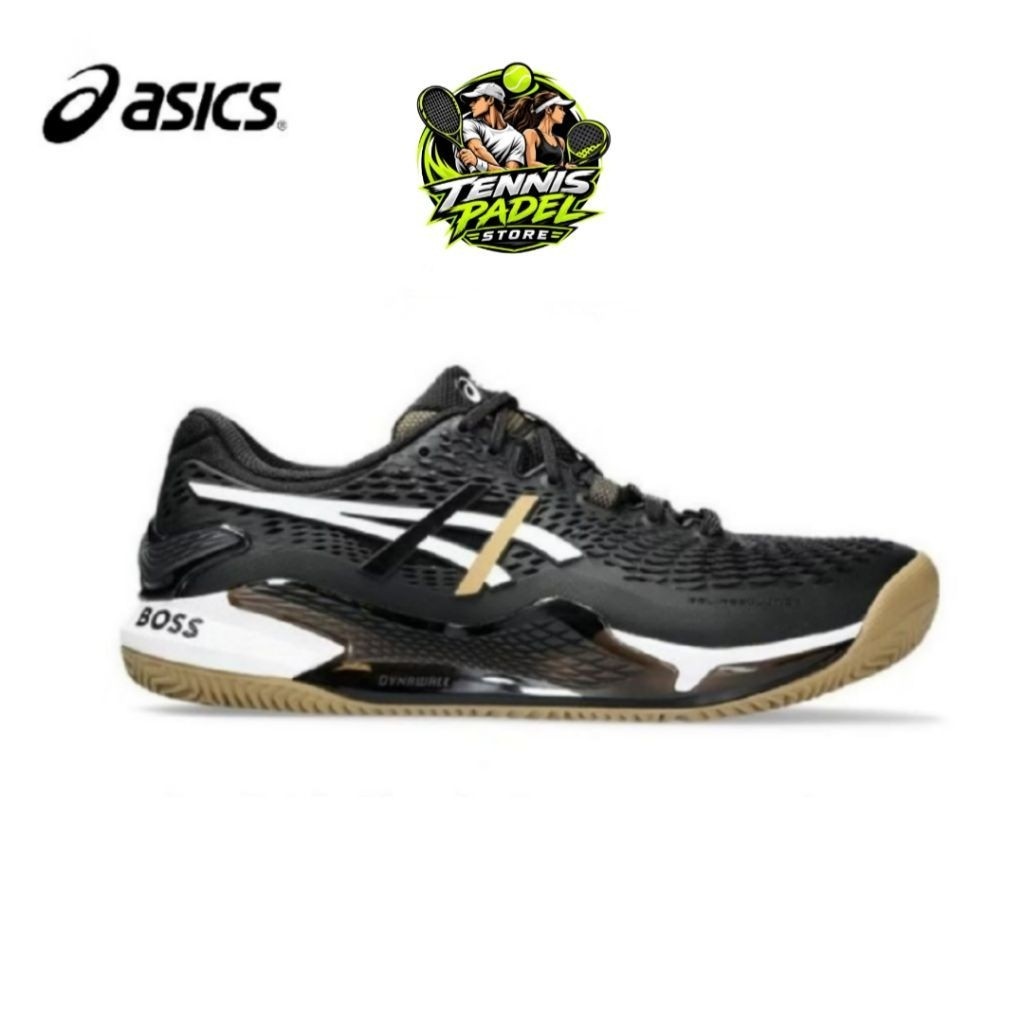 Sepatu Tenis / Padel Asics Gel Resolution 9 Wide Hugo Boss Black