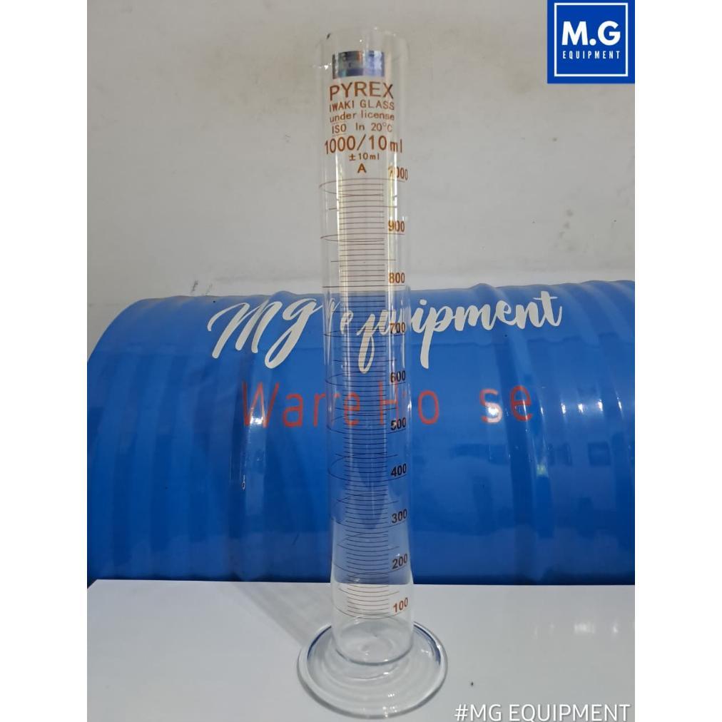 Gelas ukur 1000 ml Pyrex Measuring Cylinder 1000ml Pyrex Murah
