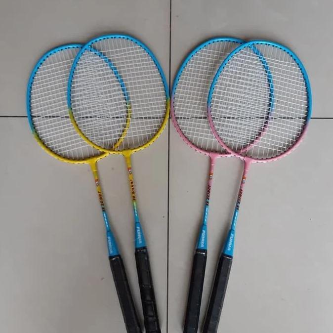Team- Raket Bton Anak Isi 2 Karakter Hello Kitty & Doraemon