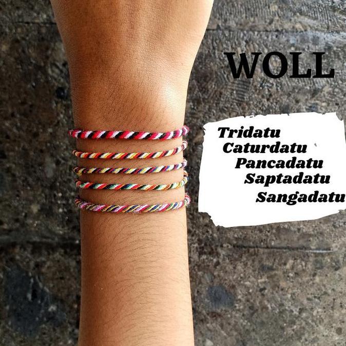 THE TRUE ORIGIN - SEPASANG GELANG BALI ORIGINAL / GELANG ASLI BALI / GELANG TRIDATU BALI / GELANG SA
