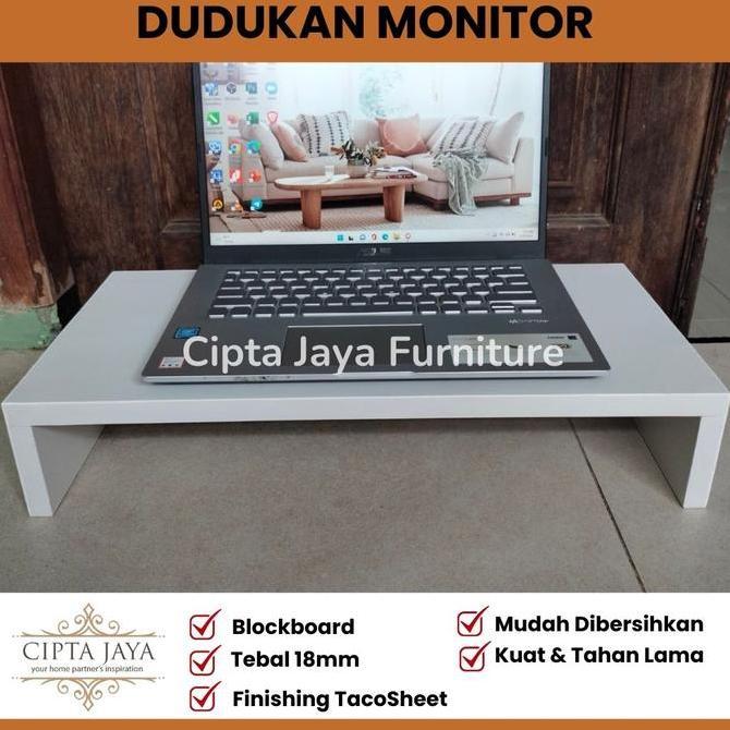 Acc- Cipta Jaya - Custom Dudukan Meja Stand Lebar 25 Dan 30 Tatakan Monitor