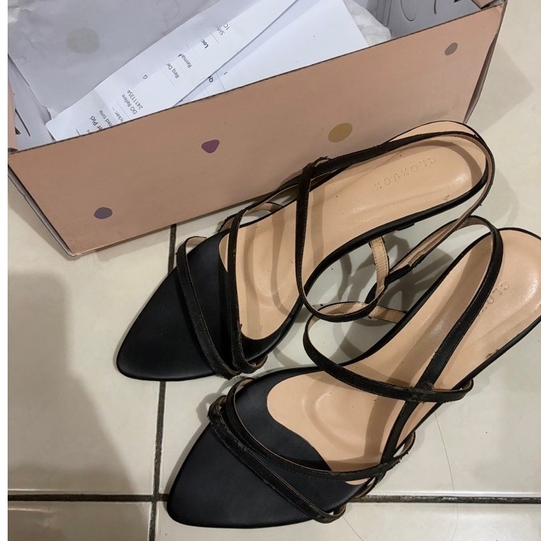 heels cloxvox size 40 preloved