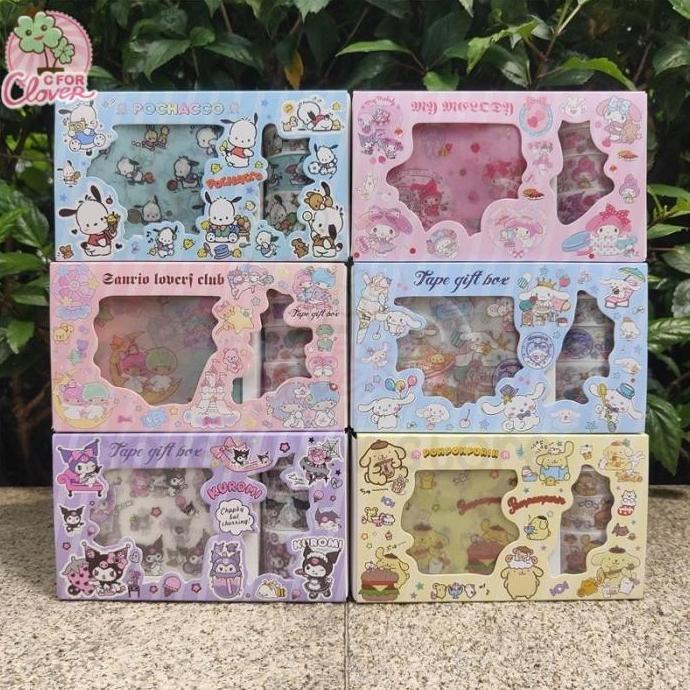 Wahyudiprimasejra - S-Rio Small Box Sticker And Solasi Stiker Viral Gift Momo Tape Cfc