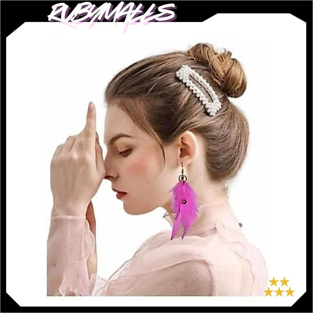 Anting Bulu Angsa/Anting Tusuk/Aksesoris Fashion ASA Promo