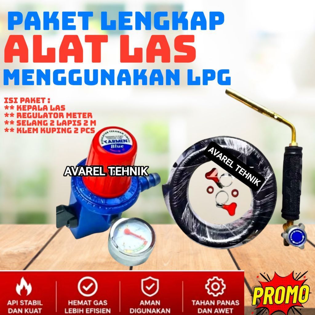 PROMO PAKET LAS LPG # BLENDER LAS LPG # ALAT LAS LPG # LAS TUKANG AC / KULKAS / CAT MOBIL # ALAT BAK