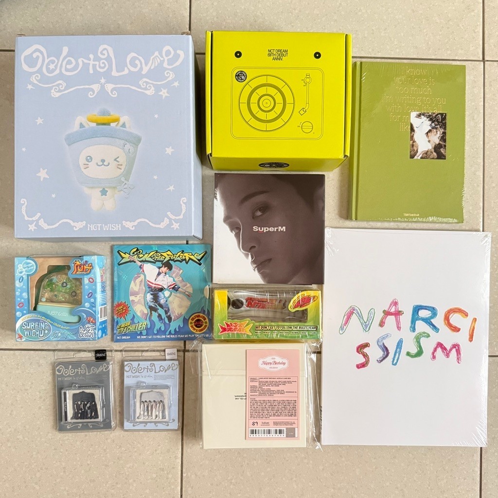 NCT DREAM WISH MD MERCH ALBUM ODE TO LOVE OTL HALO VER BIG SMINI EROS ANTEROS YUSHI BUBBLENYANG DOLL