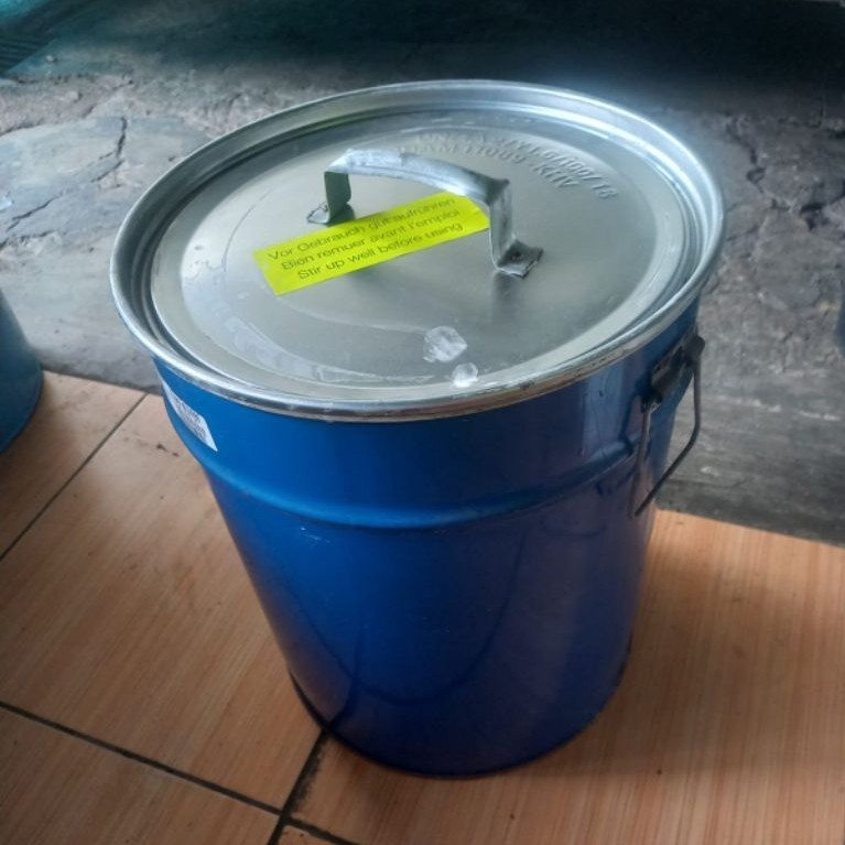 drum tong sampah besi 20 liter