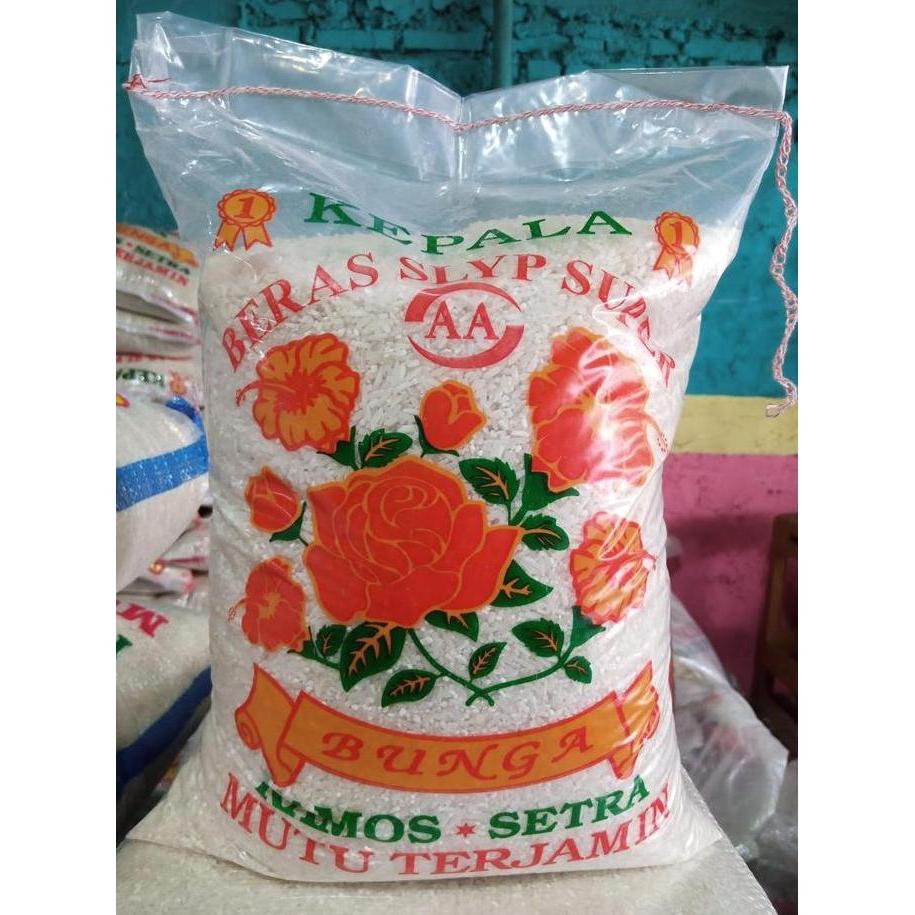 Bahanpokok- Beras Bunga Ramos Setra 5Kg