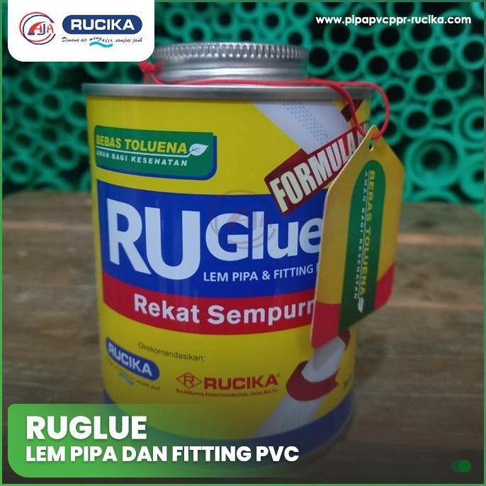Pilihan - Lem Pipa Pvc Ruglue / Lem Pvc Ru Glue / Lem Ruglue / Lem Ruglue 400Gr