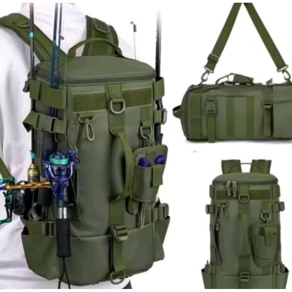 tas ransel multifungsi  tas ransel joran pancing