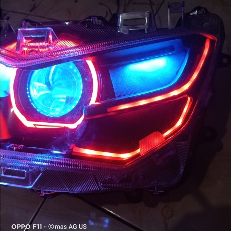 Headlamp Custom New NMax Android LED RGB