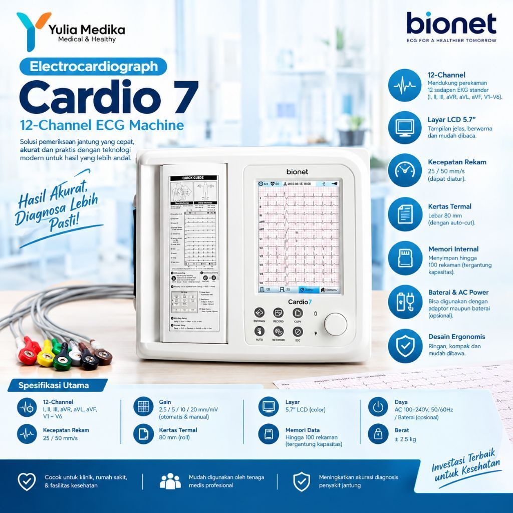 ECG 12 channel Bionet Cardio 7 ( second ) / ECG 12 channel