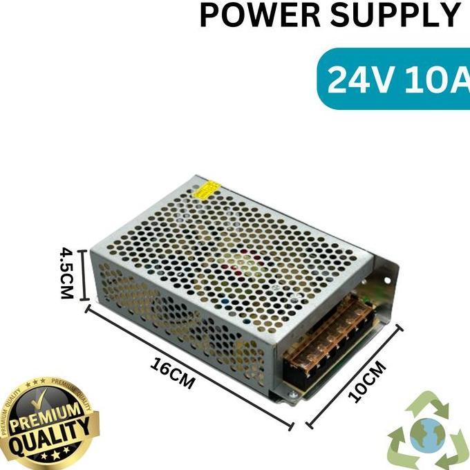 Akbarshopol - Power Supply 24V 5A / 24V 10A Adaptor Elektronik Laptop Trafo Switching Dc 24V-5A / 24