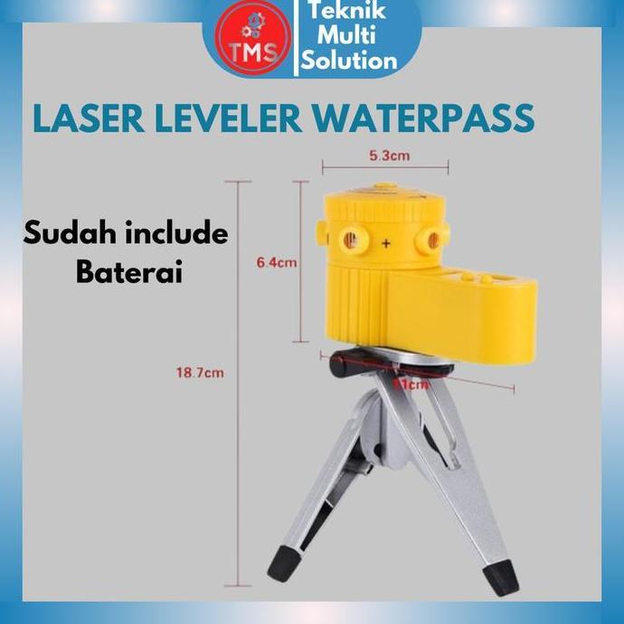 Pilihan - Laser Leveler Siku Laser Waterpass Kaki Tripod Siku Tukang Laser Level