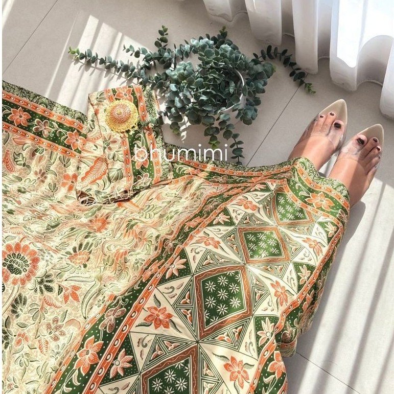KAIN SET SUTRA PARIS BATIK/SUTRA PARIS