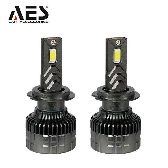 Led Turbo H11 H7 HB3 HB4 H4 AES 100 watt Headlamp Foglamp Bergaransi