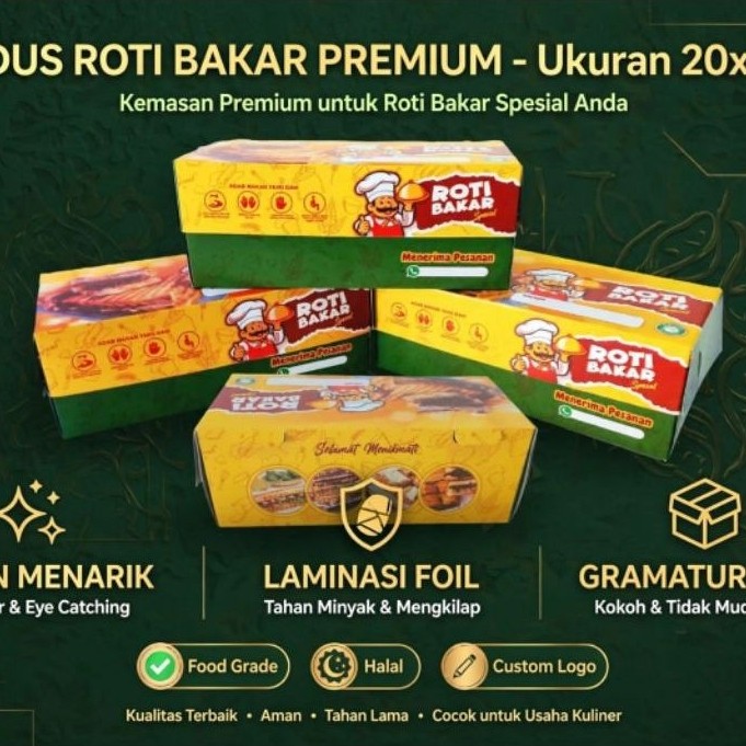 (Dus100pcs)roti bakar bandung,Dus roti bakar murah