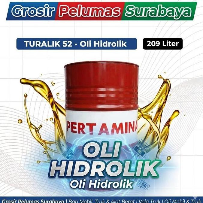 Link INSTANT Drum oli hydrolis sae 10 - DRUM Pertamina Turalik 52 iso vg 68 Oli hidrolik Turalik 52 