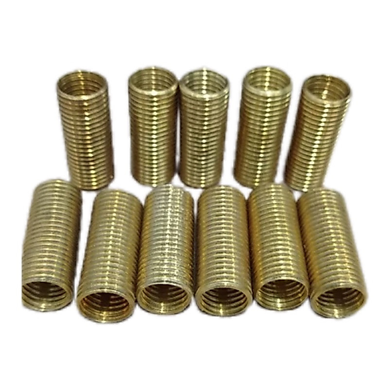 shok drat M10×12 Kuningan / Sok drat M10×M12 Kuningan / Sokdrat kuningan dalam baut 14 luar 17