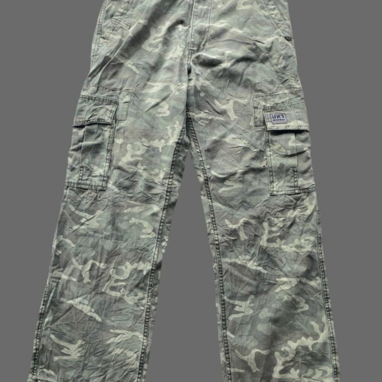 Celana Panjang Trousers Cargo Levis Original Workwear Camouflage Patern
