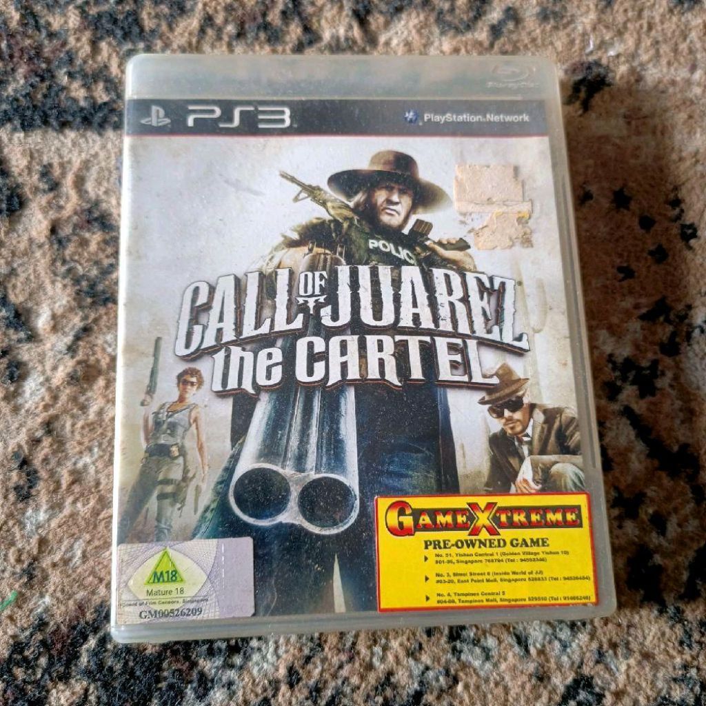 Kaset PS3 '' Call of Juarez the Cartel ''