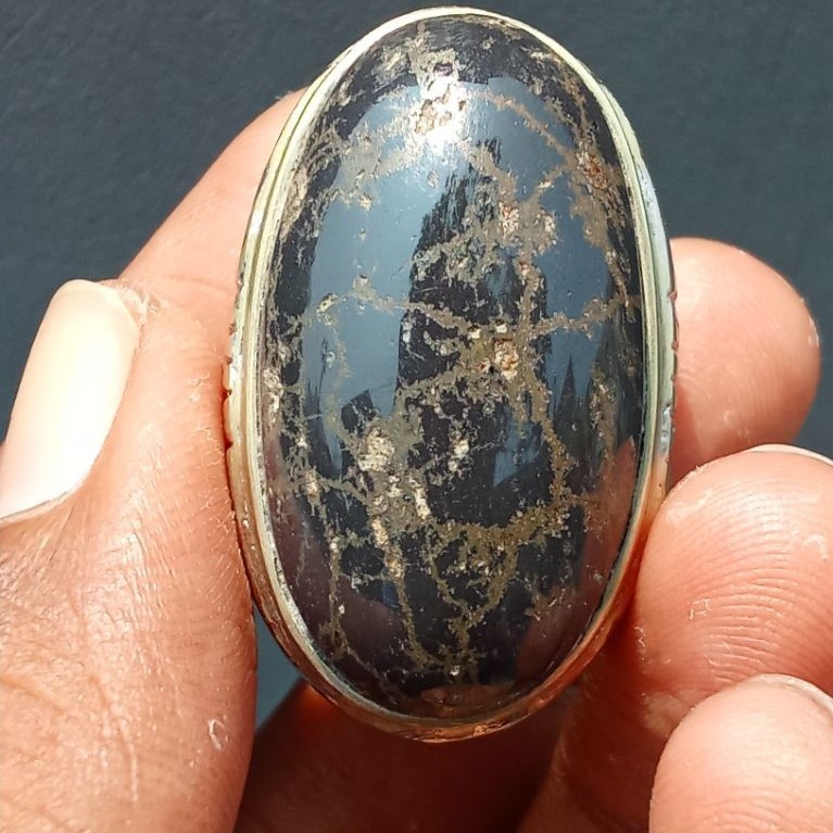 Natural Akik Pirus Hitam