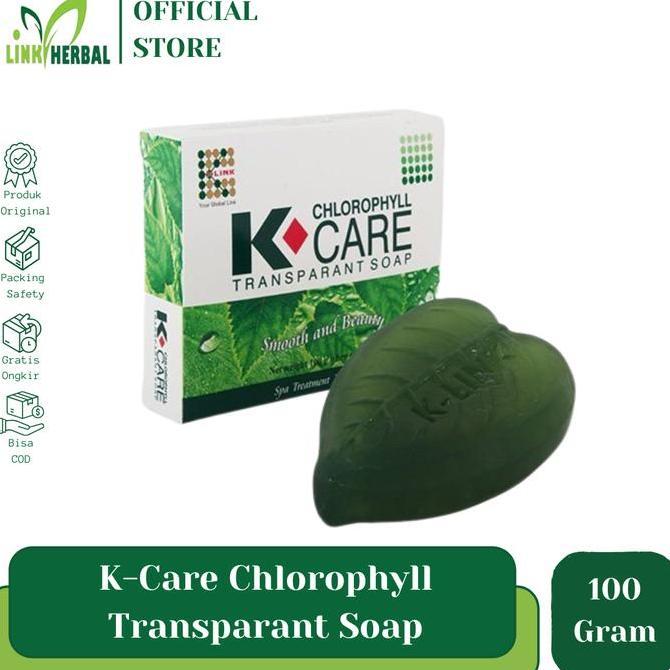 Oilihan - K-Care Chlorophyll Transparant Soap I Sabun Padat Klorofil Klink I Sabun Mandi Chlorofil K