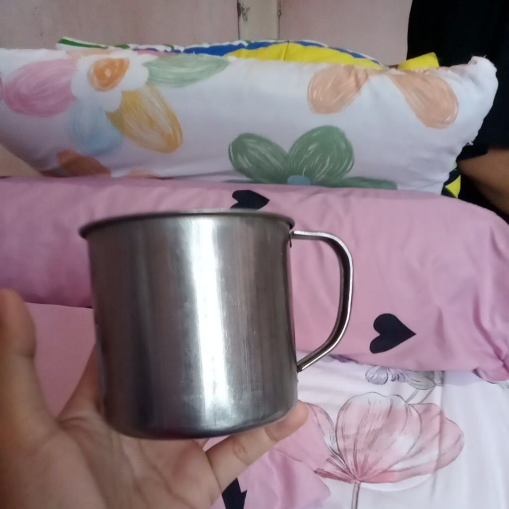 Gelas Cangkir Muk Mug Kopi Teh Stainless / Gelas Kopi Stainless