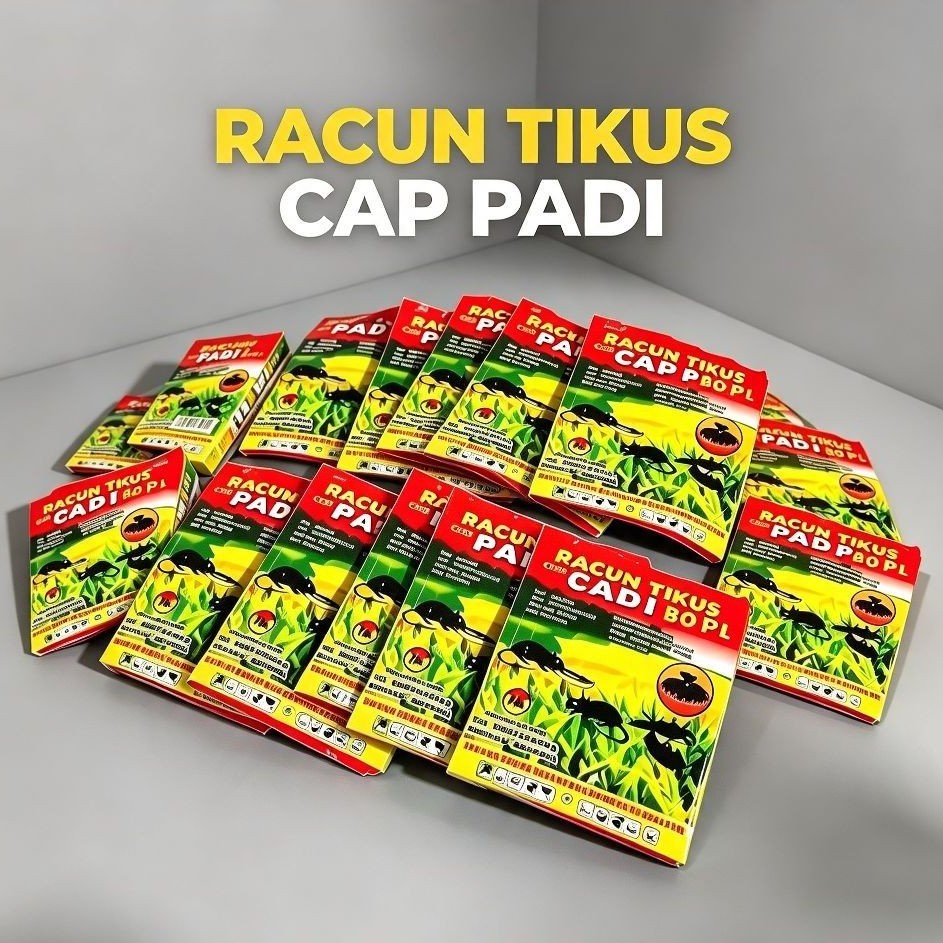 grosir/racun tikus ampuh cap padi hrga untuk 10 box