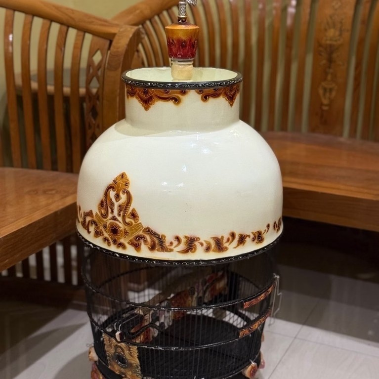 sangkar burung perkutut tenongan premium ruji fiber