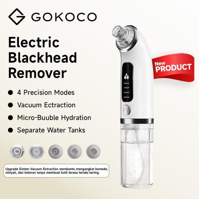 GOKOCO Electric Blackhead Remover Alat Pembersih Dan Kecantikan Wajah Alat Pembersih Pori-pori Alat 