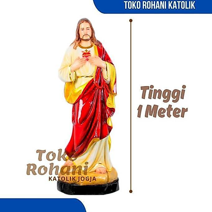 DOVEGIRL PATUNG YESUS 1 METER /  PATUNG YESUS UKURAN BESAR / PATUNG TUHAN YESUS UKURAN JUMBO