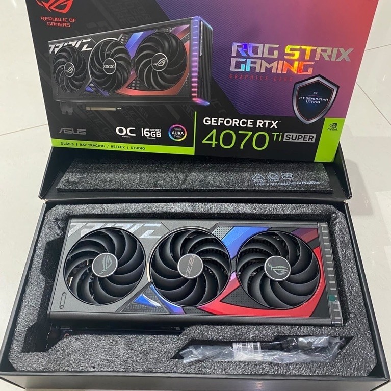 ASUS ROG RTX 4070 Ti SUPER 16GB - SECOND MULUS
