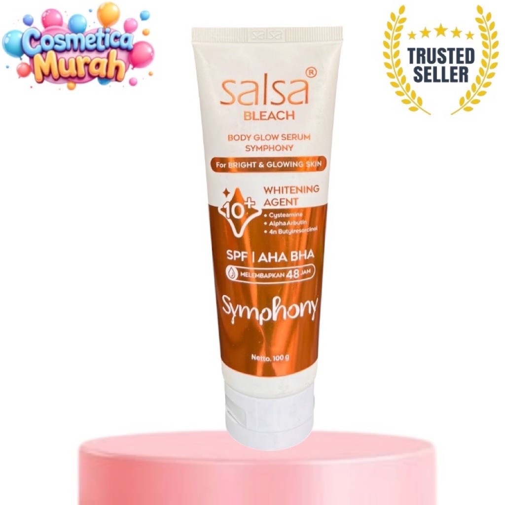 un,px] SALSA bleach body glow serum symphony 100 gr cerah dan glowing seketika 10+ whitening agent