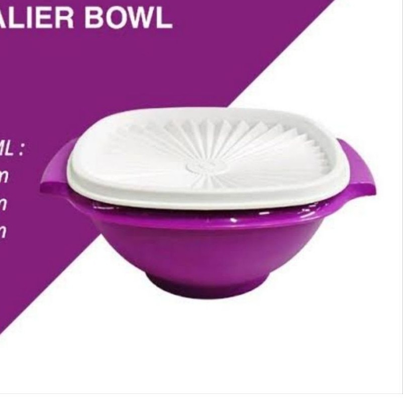 Tupperware  servalier bowl , bakul nasi 2 liter dan  600ml baru