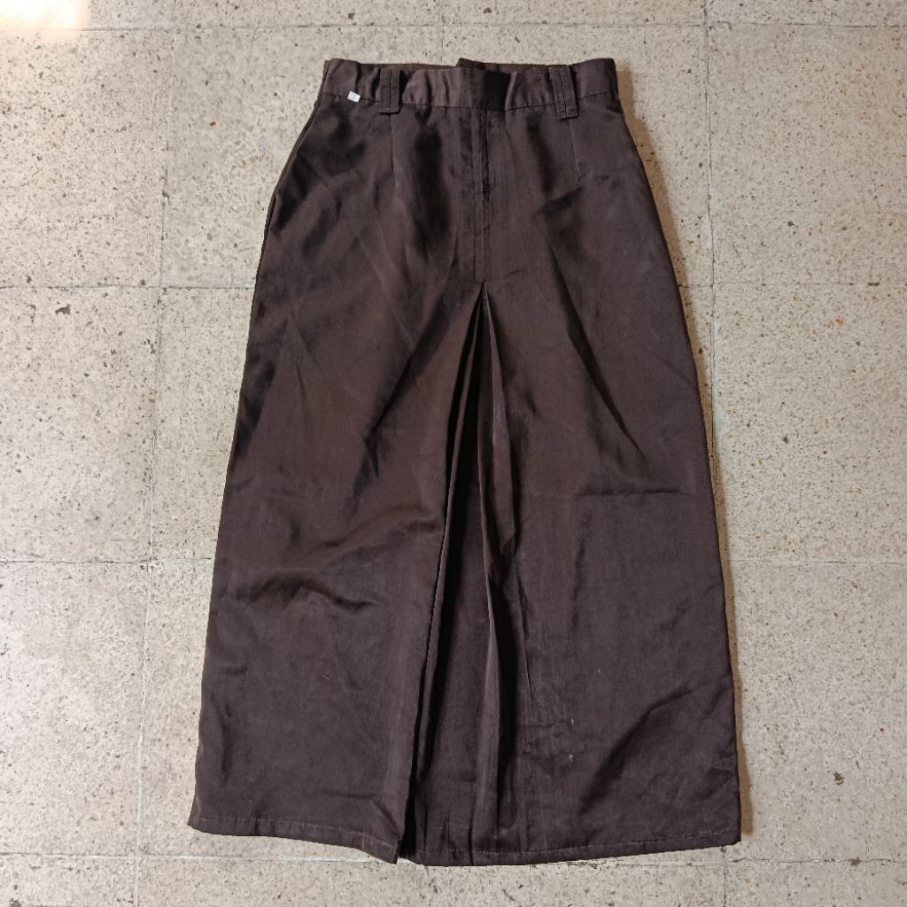 preloved rok span pramuka bahan licin