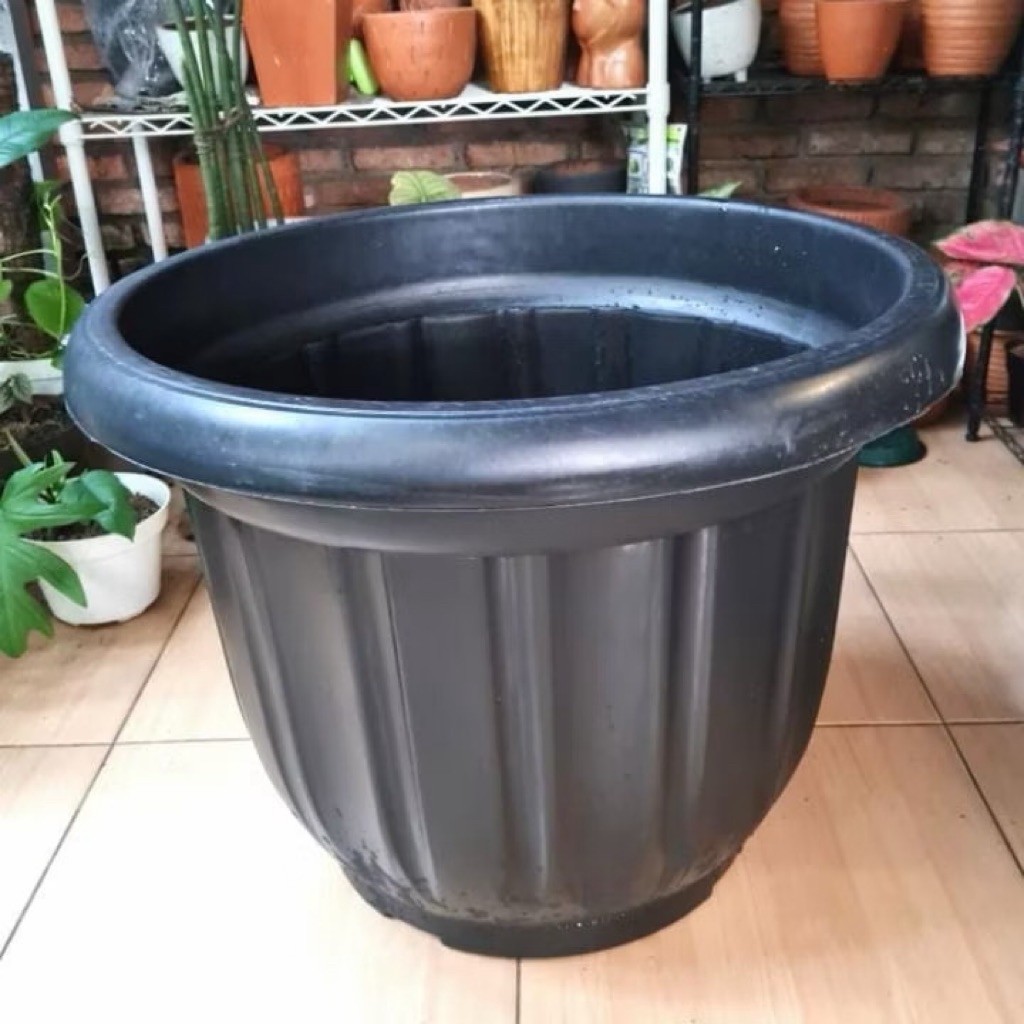 POT BESAR 60 HITAM JUMBO POT TANAMAN BESAR MURAH